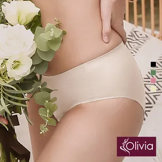 Olivia【舒冉系列-洋桔梗】無痕透氣零著感中腰三角褲 任選館 歷史價格詳細信息