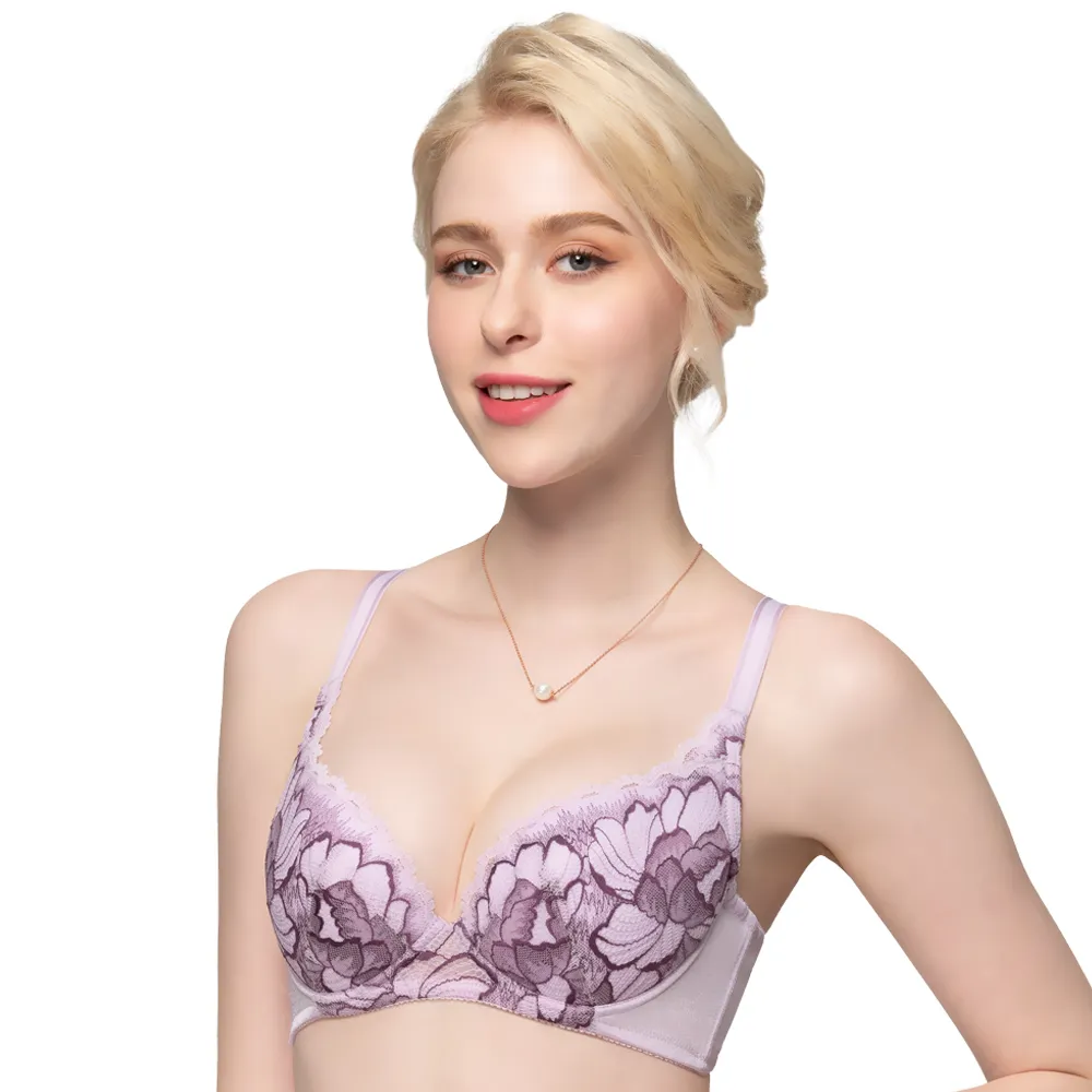 【思薇爾】花荷系列A-F罩蕾絲包覆女內衣(雋永藍) 歷史價格詳細信息