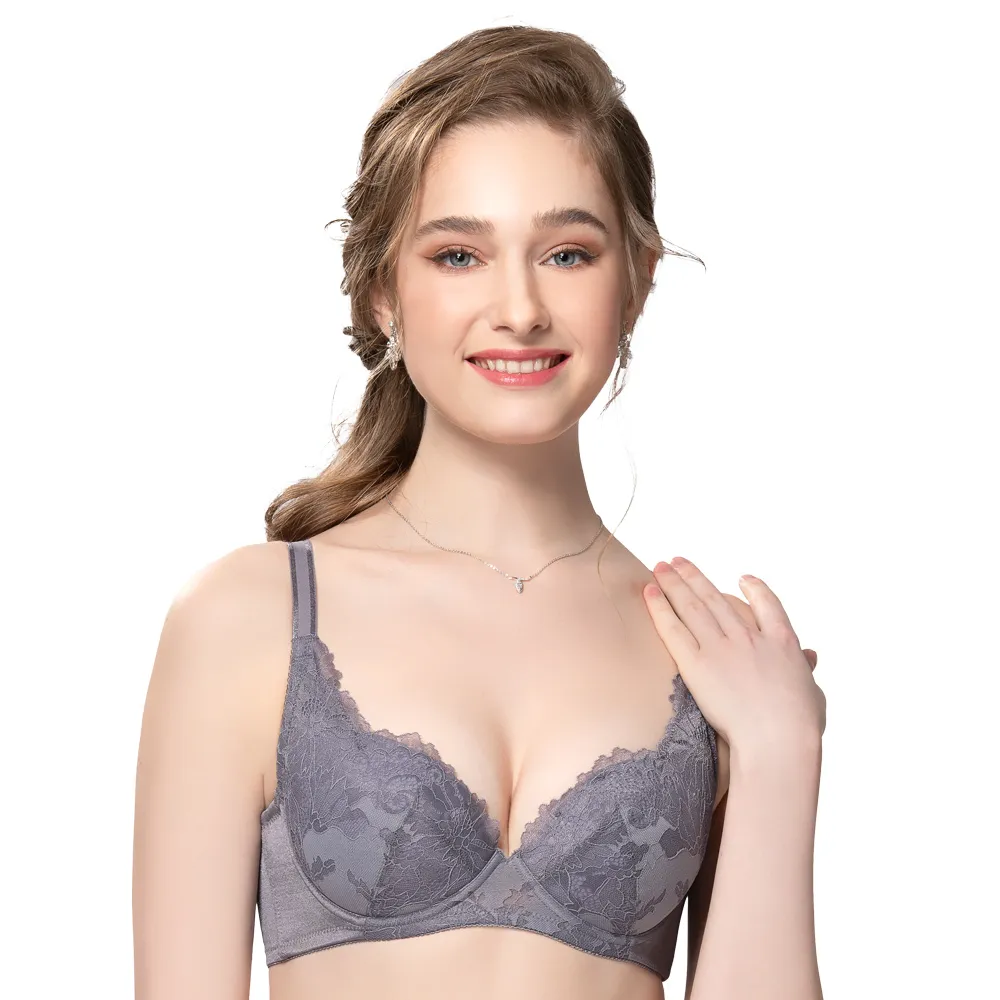 【思薇爾】花思系列B-E罩蕾絲包覆女內衣(月荷紫) 歷史價格詳細信息