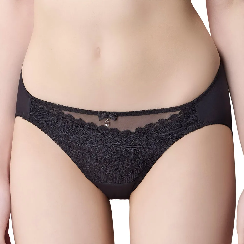 黑色內褲女性感蕾絲純棉襠無痕牛奶絲2024新款胖mm中高腰包臀大碼性感女生內褲 歷史價格詳細信息