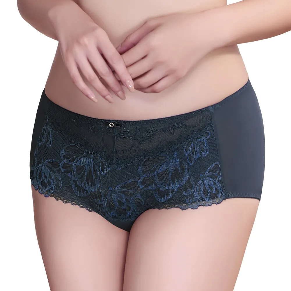 【思薇爾】撩波香雪蘭系列D-F罩涼感蕾絲集中包覆女內衣(幽影藍) 歷史價格詳細信息