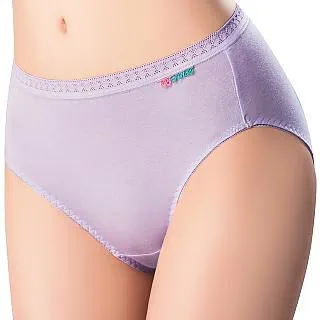 【思薇爾】柔感棉系列素面中腰三角褲(花香紫) 歷史價格詳細信息