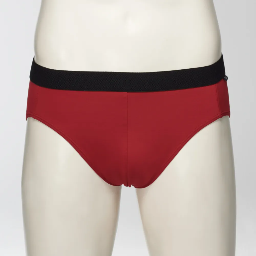 【SOLIS】急凍俠系列M-XXL素面貼身三角男褲(棗紅色) 歷史價格詳細信息