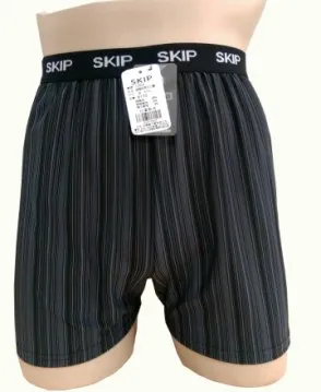 SKIP四季織精品**鍺條紋男加長平口褲**綠 歷史價格詳細信息