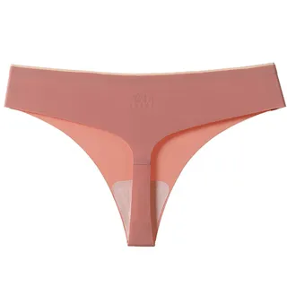 日系冰絲無痕丁字褲 無感運動丁字褲 (4入) 杏色 歷史價格詳細信息