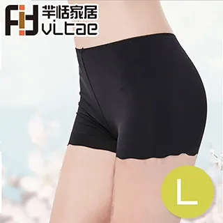 Fit Vitae羋恬家居 舒心冰絲無痕安全褲/防走光褲(M-黑色-二入組) 歷史價格詳細信息
