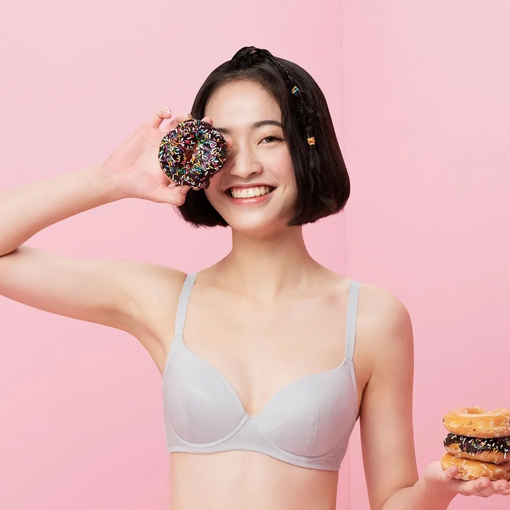 嬪婷-學生系列-有氧牛奶纖維 A-C罩杯少女無鋼圈內衣(跳躍灰) 學生三階段-保濕抑菌親膚-BB1673FX 歷史價格詳細信息