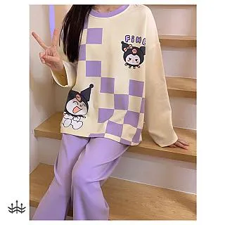 長袖居家睡衣 兔兔可愛 二件式睡衣 休閒居家服 睡衣套裝 (F號) AngelHoney天使霓裳 歷史價格詳細信息