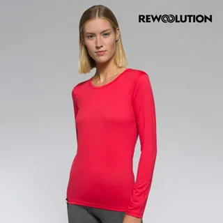 【Rewoolution】女BERRY 140g長袖T恤 [玫紅] 羊毛衣 T恤 登山必備 吸濕排汗| REJB2WC71103 價格比較,價格查詢,歷史價格詳細信息