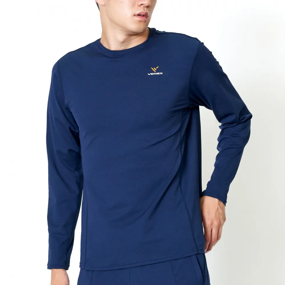 [VENEX 休養衣](日本製)男生輕呼吸長袖上衣/奈米白金纖維/平衡副交感神經/消除疲勞/放鬆深層肌肉 歷史價格詳細信息