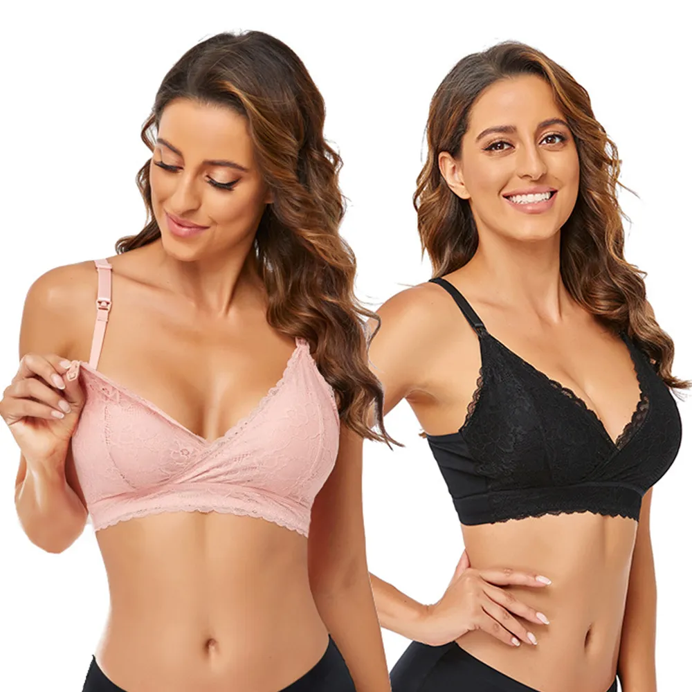 哺乳內衣 睡眠內衣 透氣 前開扣 提花 蕾絲 後扣 產前 產後 哺乳期 孕期 ｜KR.SKANGEL｜91117 歷史價格詳細信息