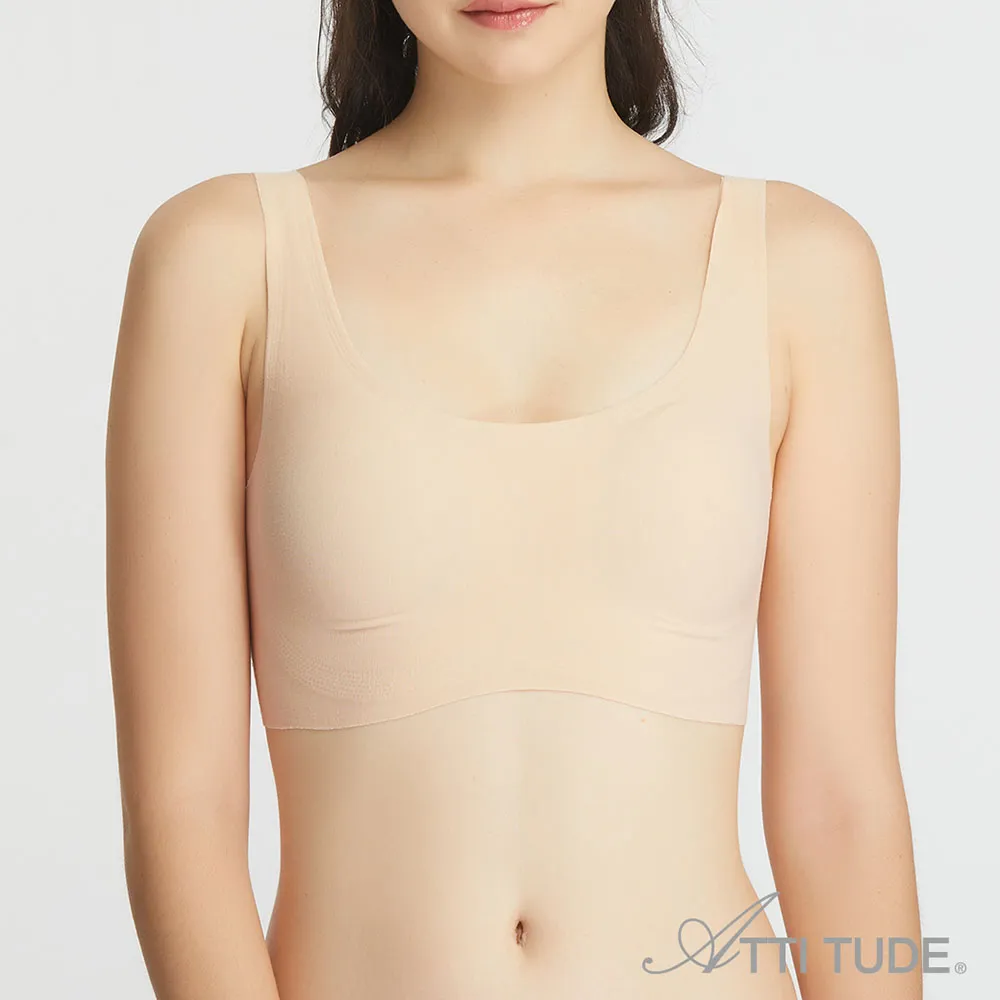 ATTI TUDE Modal圓領舒適無痕內衣(黑色) 女Bra 歷史價格詳細信息