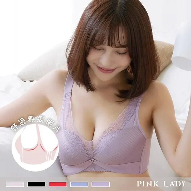 【PINK LADY】無痕無鋼圈 B~E罩杯 申美絲嬰兒棉 包覆內衣8021 歷史價格詳細信息