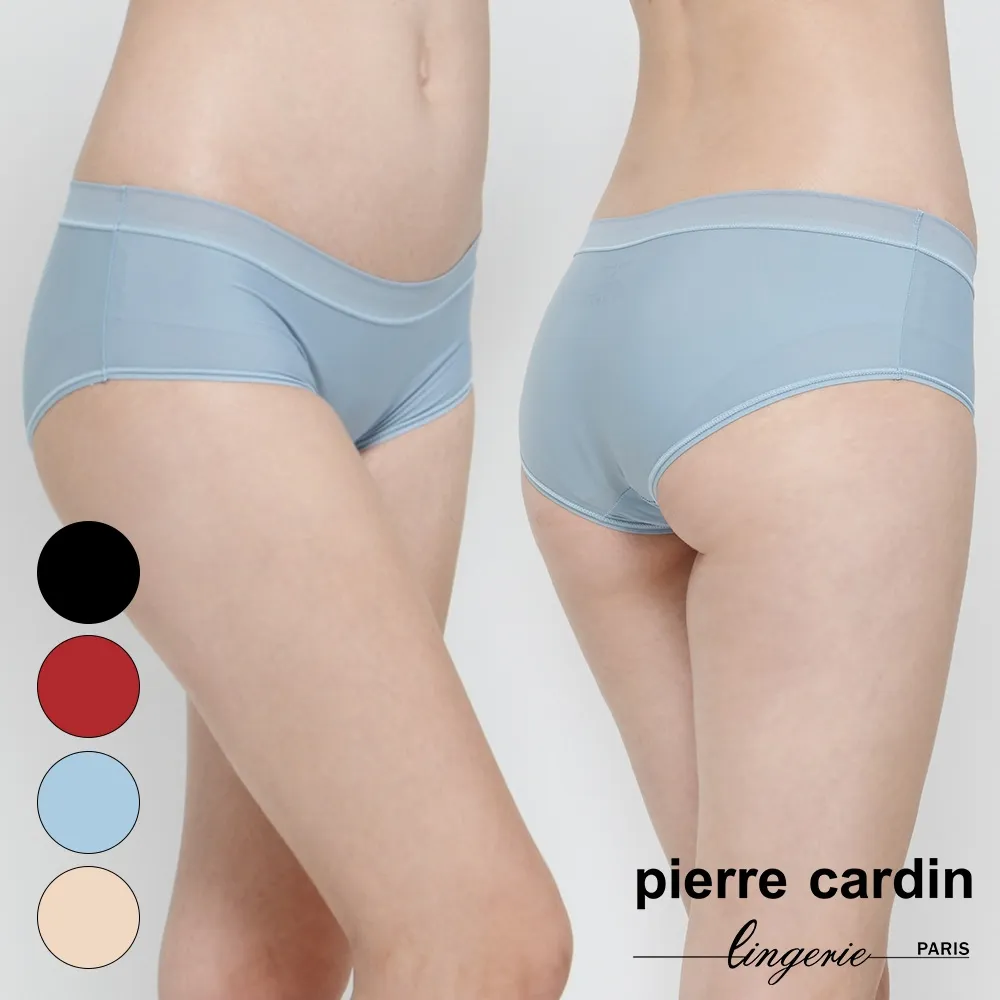 【pierre cardin 皮爾卡登女性內衣】素色低腰平口內褲-黑 歷史價格詳細信息