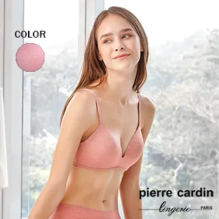 【pierre cardin 皮爾卡登女性內衣】極簡主義麻花紋無鋼圈內衣-C罩-粉紅 價格比較,價格查詢,歷史價格詳細信息