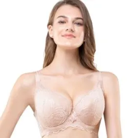 【思薇爾】香緹女伶系列E-H罩蕾絲包覆大罩內衣(瑰晨膚) 歷史價格詳細信息