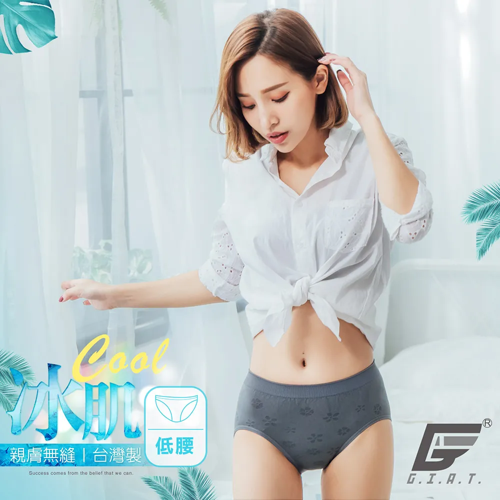 GIAT台灣製涼感彈力無縫內褲-低腰款/深灰 歷史價格詳細信息