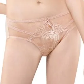【思薇爾】香緹女伶系列M-3XL蕾絲中腰三角內褲(瑰晨膚) 歷史價格詳細信息