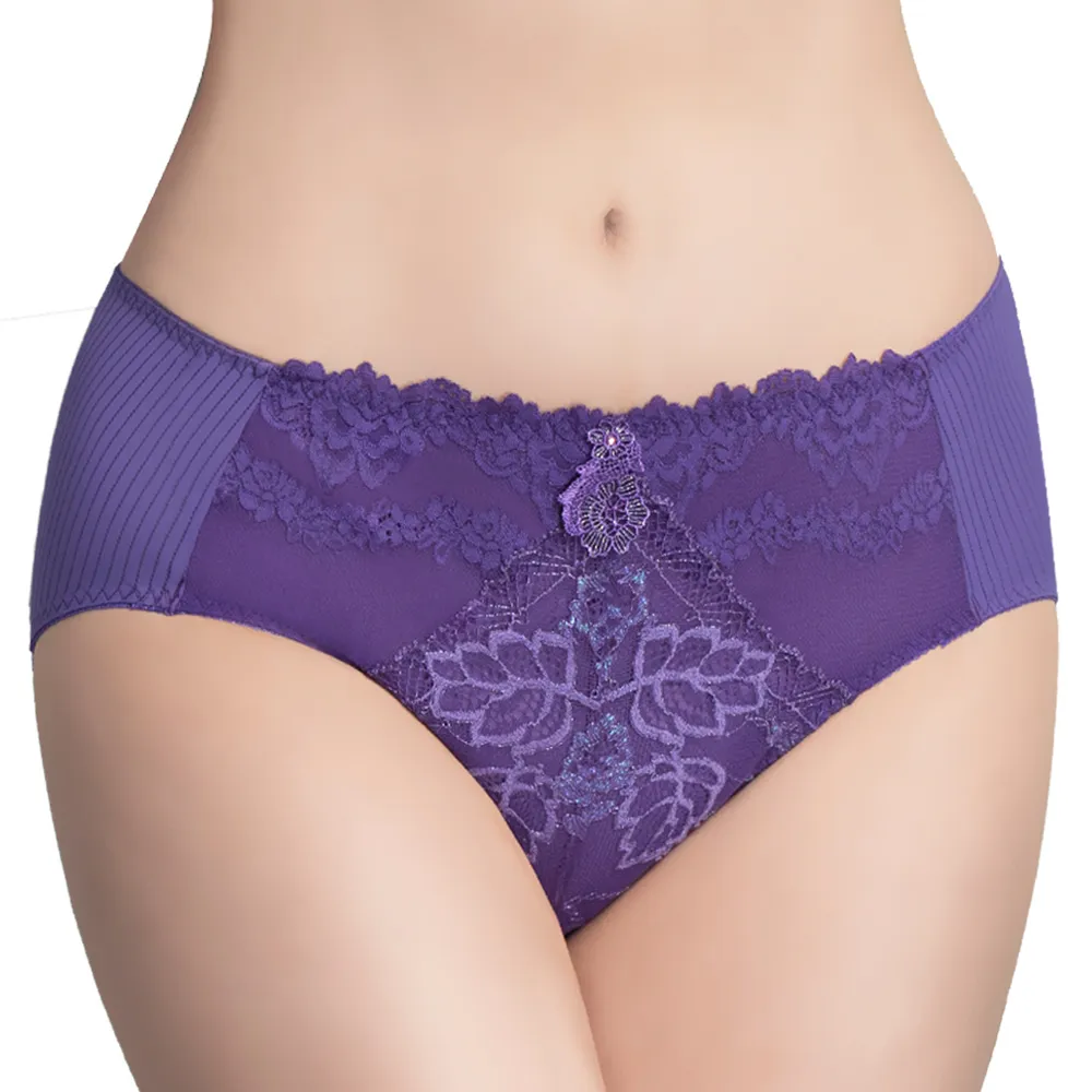 【思薇爾】撩波幻彩系列M-XXL低衩素面中低腰三角內褲(潾鏡紫) 歷史價格詳細信息