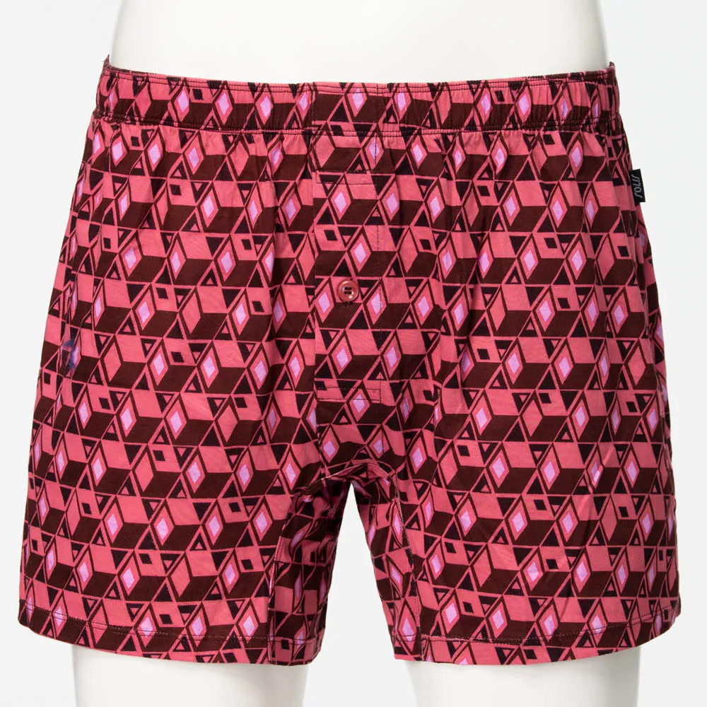 SOLIS 菱格世代 系列 M-XXL 寬鬆 印花 四角 男內褲 (極地藍) 歷史價格詳細信息