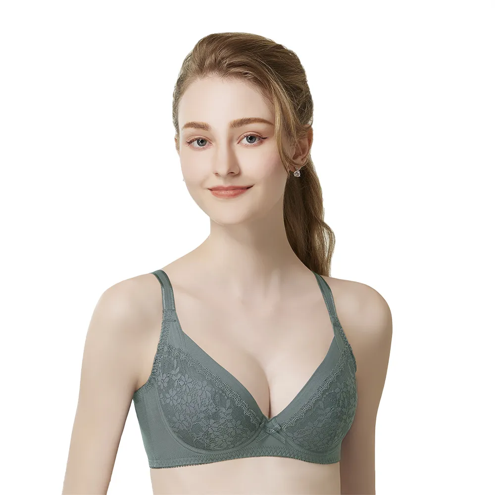 【思薇爾】輕醇BRA系列B-F罩軟鋼圈蕾絲包覆內衣(豆綠色) 歷史價格詳細信息