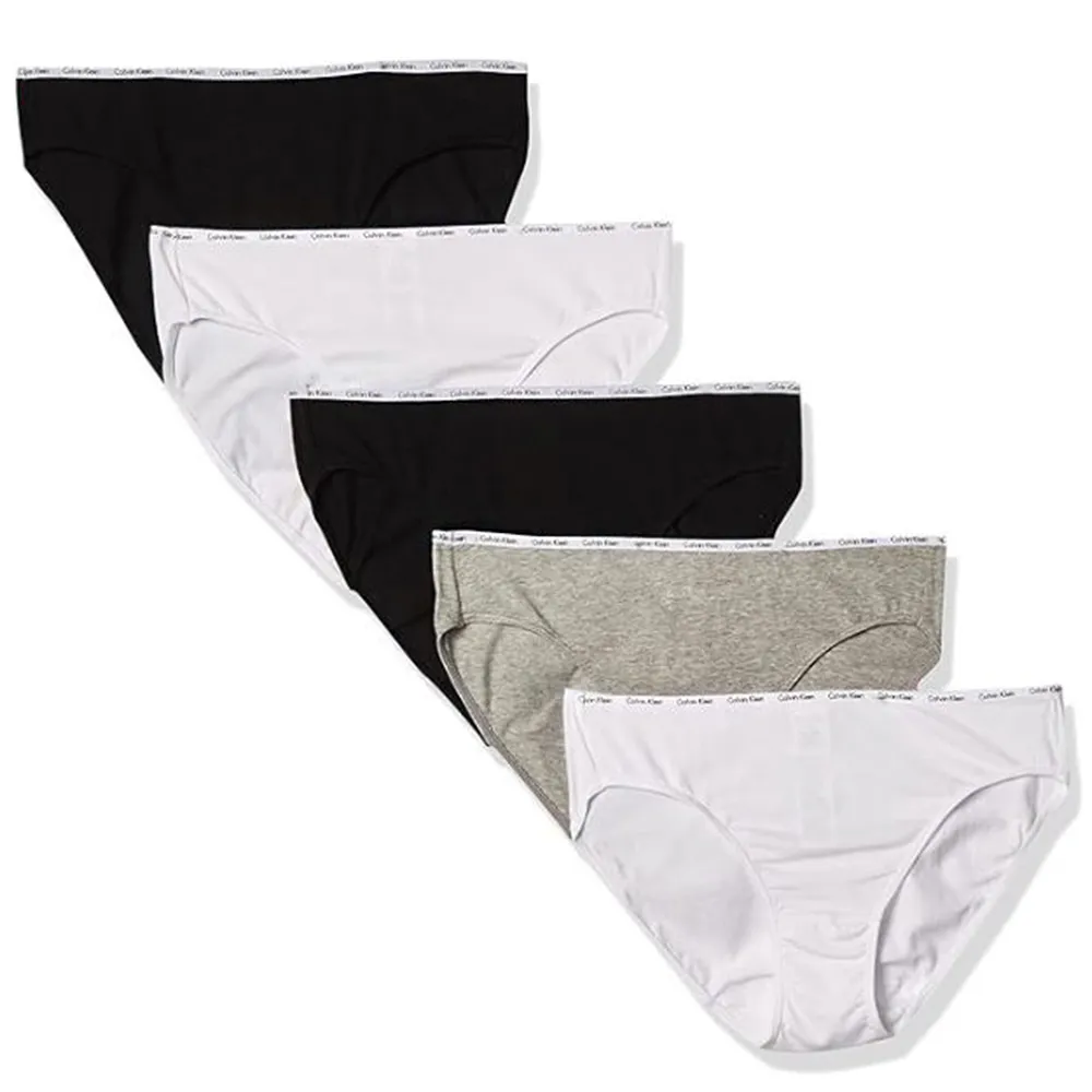 Calvin Klein 女內褲 高彈力棉質女性平口褲/四角褲CK內褲-灰色 歷史價格詳細信息