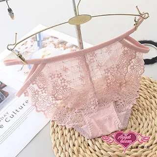 性感內褲 花飄香落 花朵蕾絲半透低腰三角美臀內褲(紅F) AngelHoney天使霓裳 歷史價格詳細信息