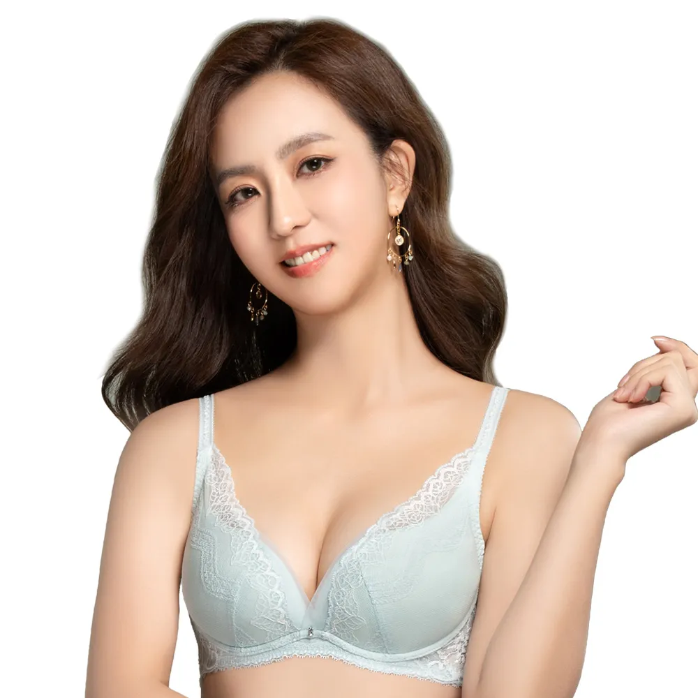【思薇爾】撩波永生花系列B-E罩軟鋼圈背心型蕾絲包覆女內衣(冰雪綠) 歷史價格詳細信息