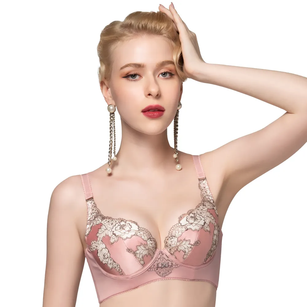 【思薇爾】浮花緞香系列B-F罩背心型蕾絲刺繡包覆女內衣(天竺粉) 價格比較,價格查詢,歷史價格詳細信息