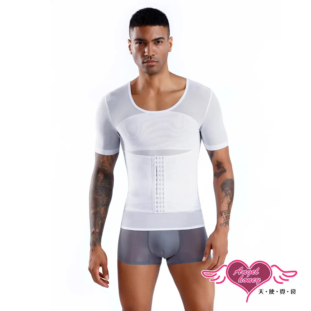 【天使霓裳】塑身衣 簡約有型 短袖運動背心 運動內衣 (黑M~XL號) 歷史價格詳細信息