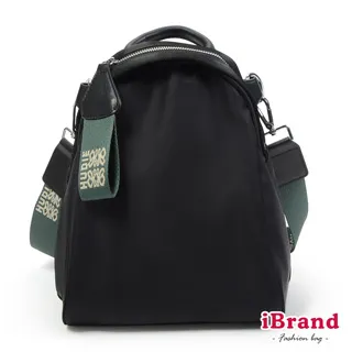 iBrand後背包 簡約漾彩織帶尼龍3way後背包-酒紅 歷史價格詳細信息