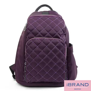 iBrand後背包 率性時尚後開式防盜尼龍後背包(M)-魅力紅 歷史價格詳細信息