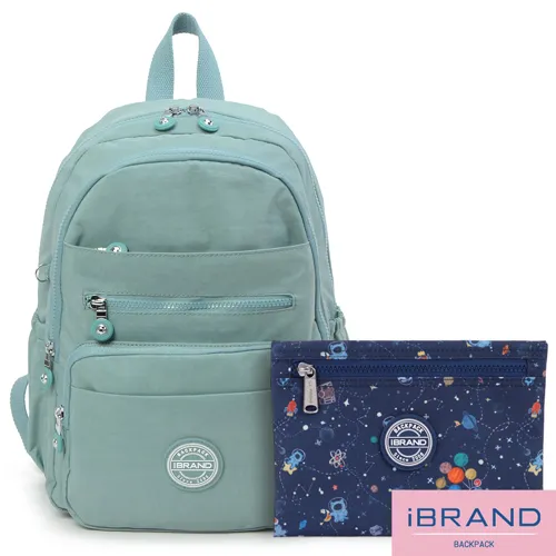 iBrand 輕盈防潑水多口袋後背包 -藍色 MDS-8005 歷史價格詳細信息