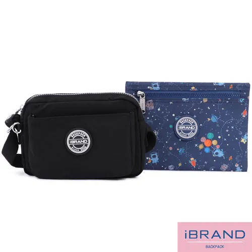 iBrand側背包 輕盈防潑水口袋斜側背包(多色任選) 歷史價格詳細信息