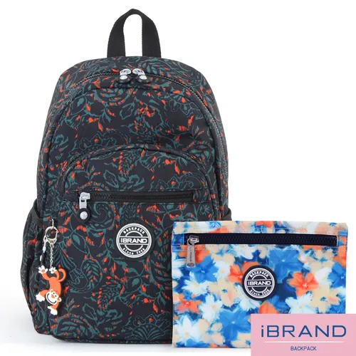 iBrand後背包 趣味派對尼龍口袋後背包-錯視方塊 歷史價格詳細信息