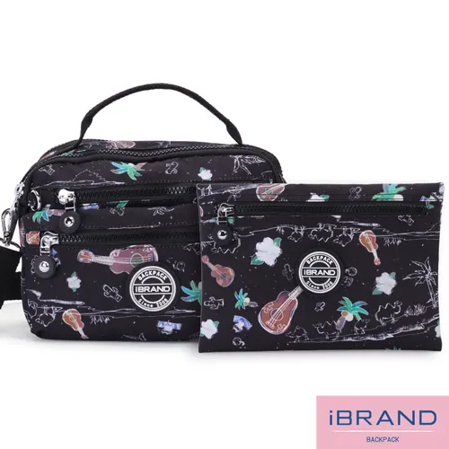 iBrand 百搭簡約素色多層收納後背包-寶藍 TGT-989 歷史價格詳細信息