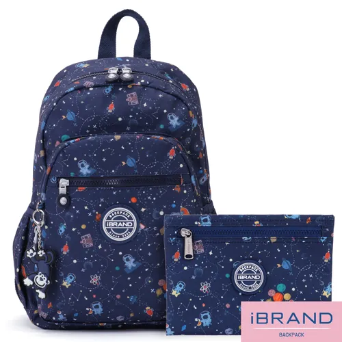 iBrand後背包 趣味派對尼龍口袋後背包-錯視方塊 歷史價格詳細信息