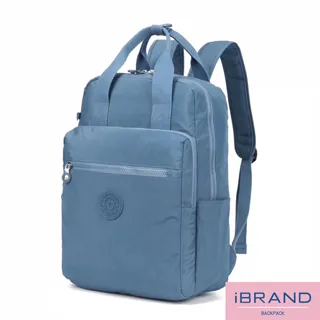 iBrand後背包 輕盈防潑水簡約大口袋後背包(多色任選) 歷史價格詳細信息
