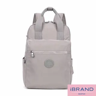iBrand後背包 輕盈防潑水簡約大口袋後背包(多色任選) 歷史價格詳細信息