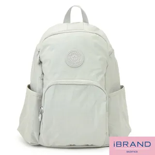 iBrand後背包 輕盈防潑水尼龍大容量後背包-黑色 歷史價格詳細信息