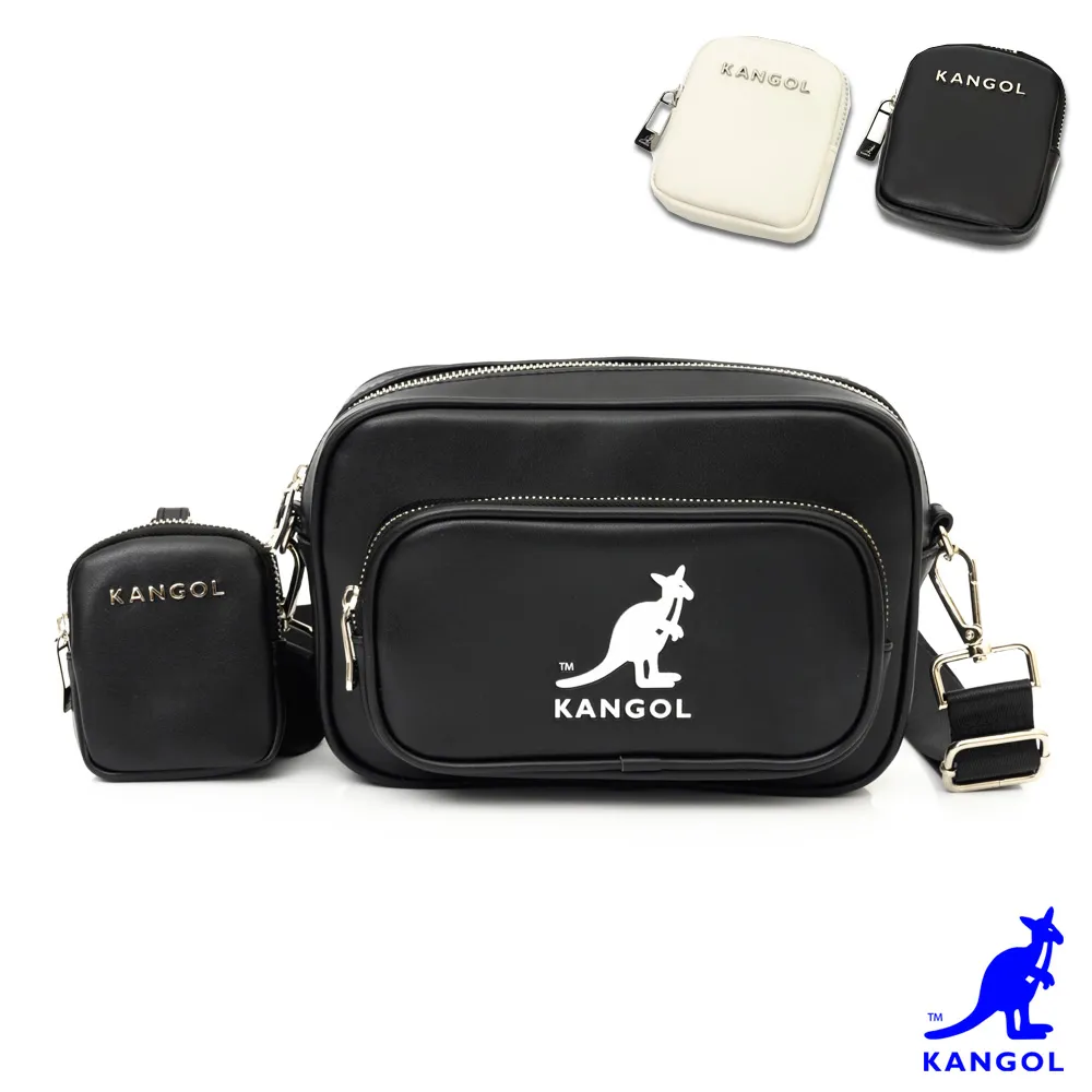 KANGOL 皮革側背包(灰) - 6055301011 歷史價格詳細信息