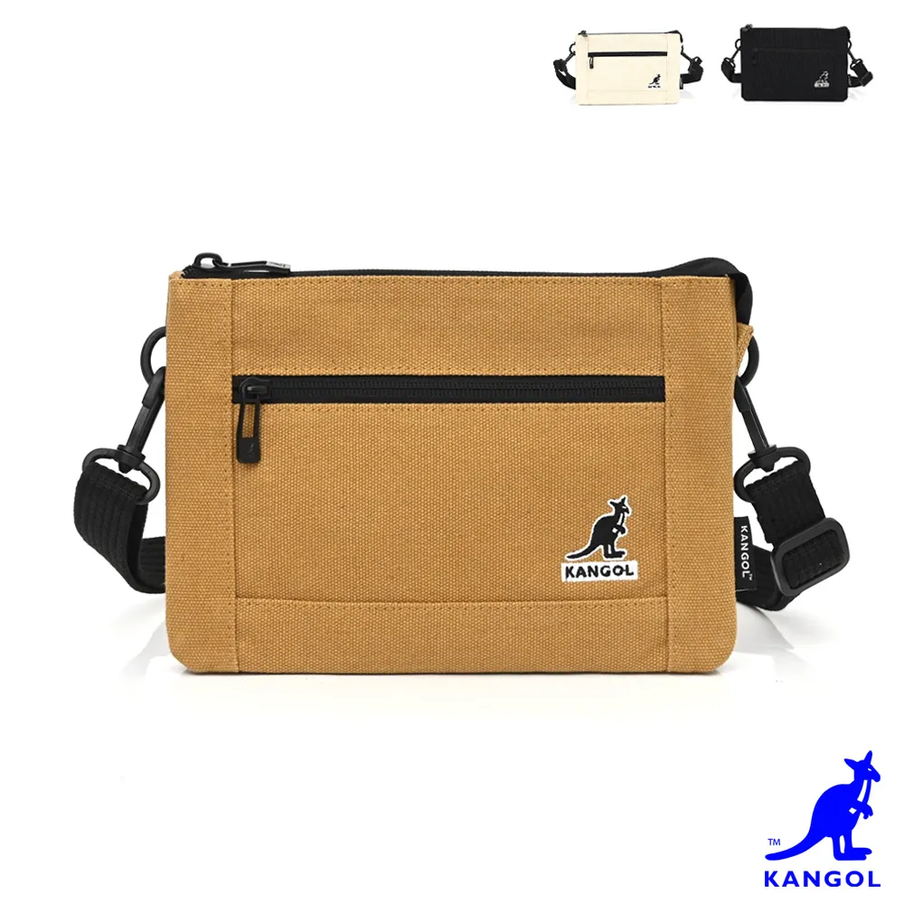 KANGOL 袋鼠 - 帆布多層側背包【公司貨、現貨】ITPmall官方旗艦店 歷史價格詳細信息
