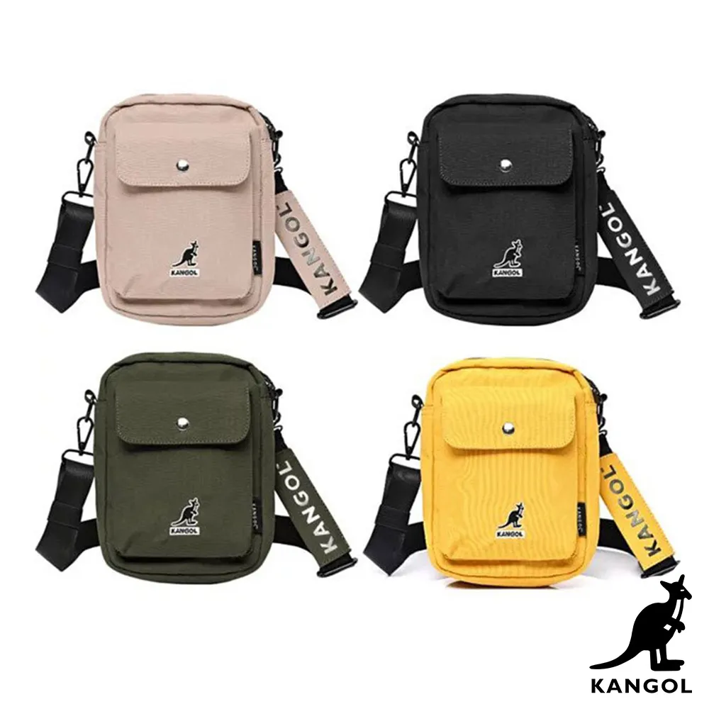 KANGOL 斜背手拿包小容量防水帆布輕巧隨身肩背斜側背 歷史價格詳細信息