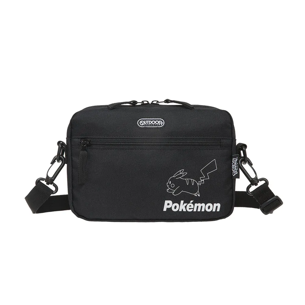 【OUTDOOR】Pokemon聯名款夜光皮卡丘單肩背包-黑色 ODGO21A03BK 歷史價格詳細信息