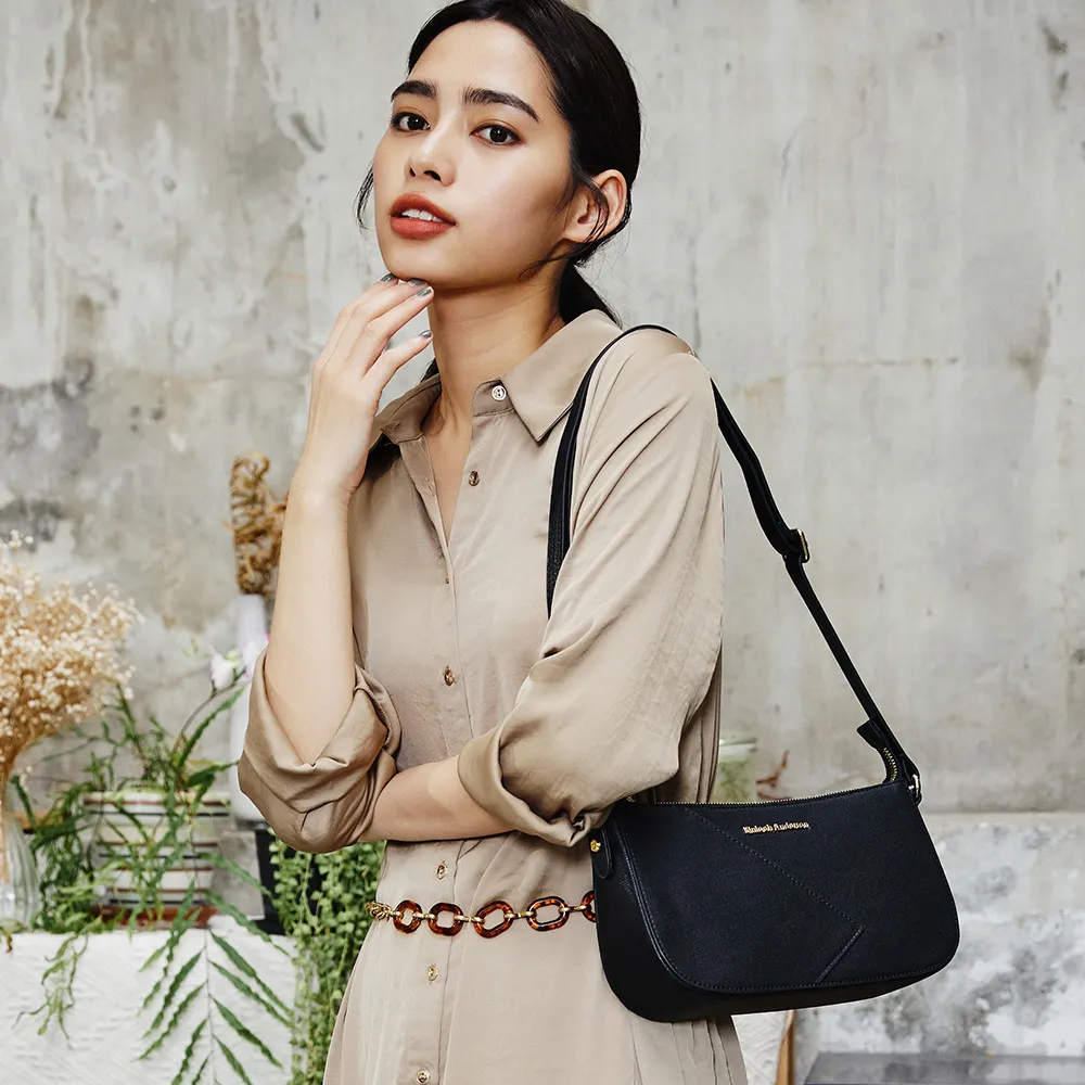 【金安德森】SIBYL不對稱半月型腋下包(3色任選) 歷史價格詳細信息