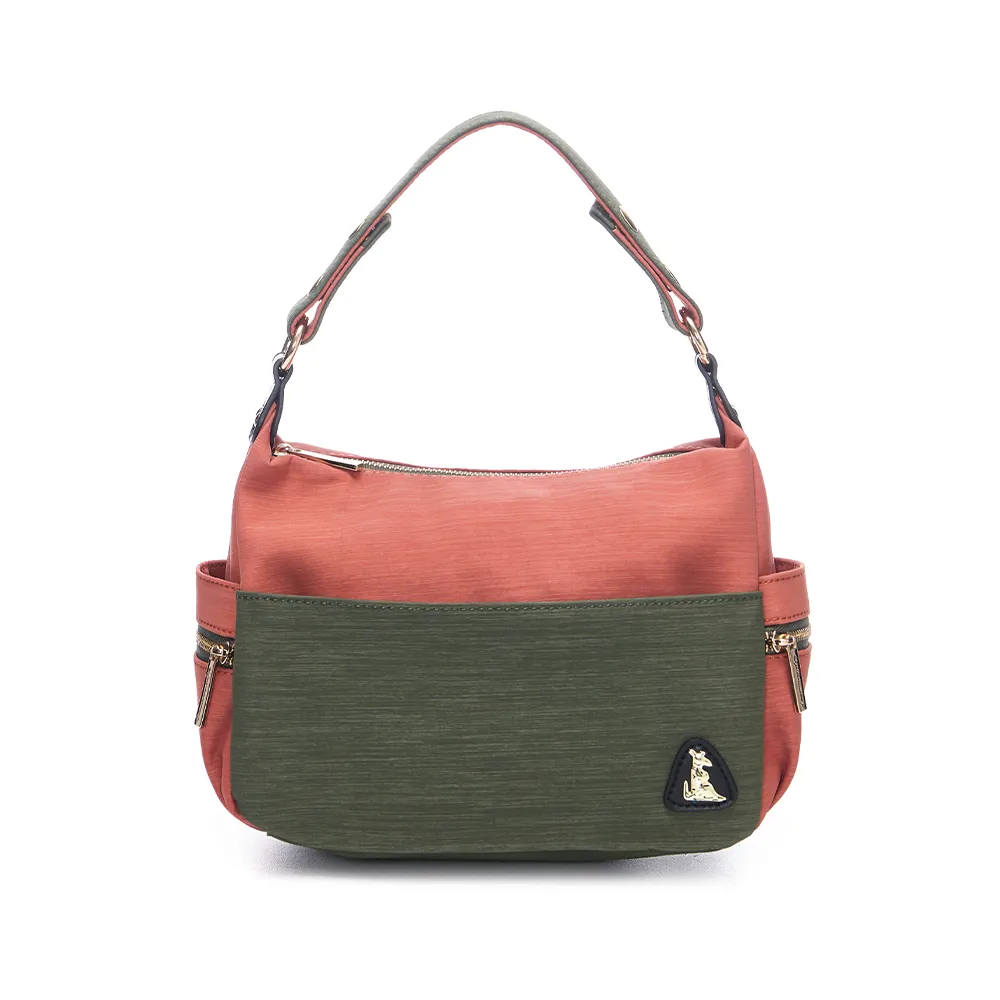 B.S.D.S冰山袋鼠 - 玩色主義 - 雙色多層百搭斜背包 - 共兩色【9008】 歷史價格詳細信息