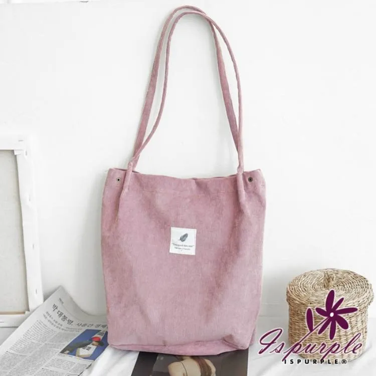 ??質感燈芯絨帆布包 購物袋 托特包 學生包 媽咪包-惠誠小屋 歷史價格詳細信息