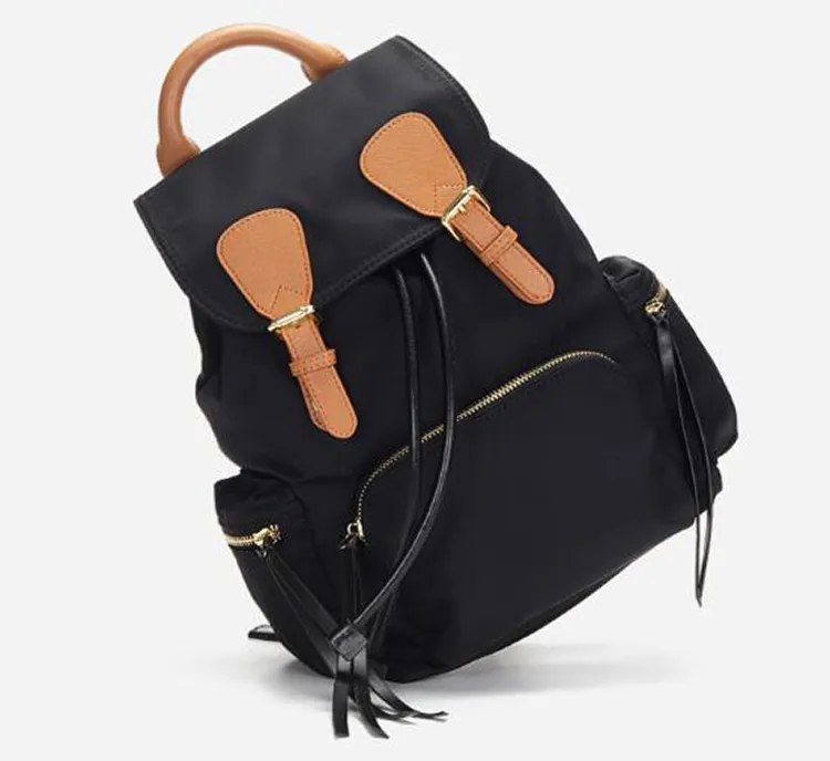 牛津布雙肩包女多功能2024新款休閒百搭學生書包輕便簡約防盜背包 歷史價格詳細信息