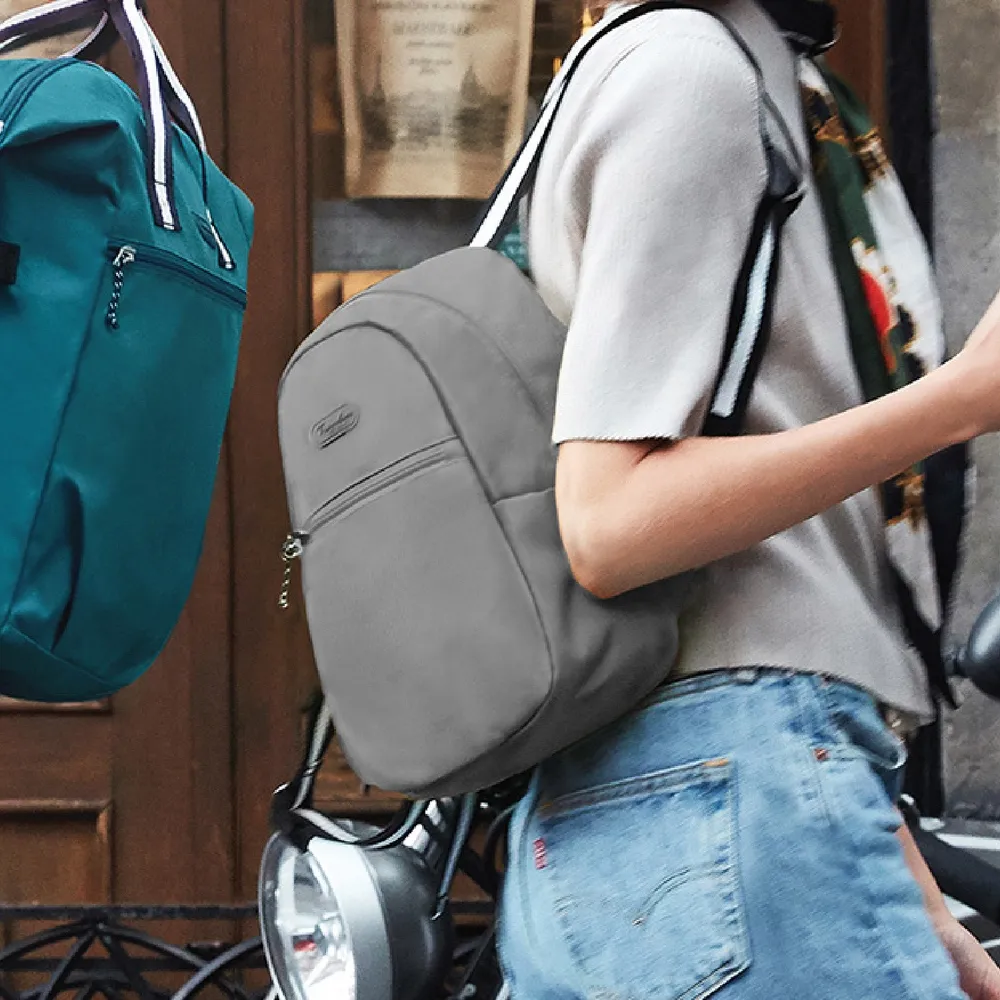 TRAVELON Coastal帆布斜背小包(湖水綠) 歷史價格詳細信息