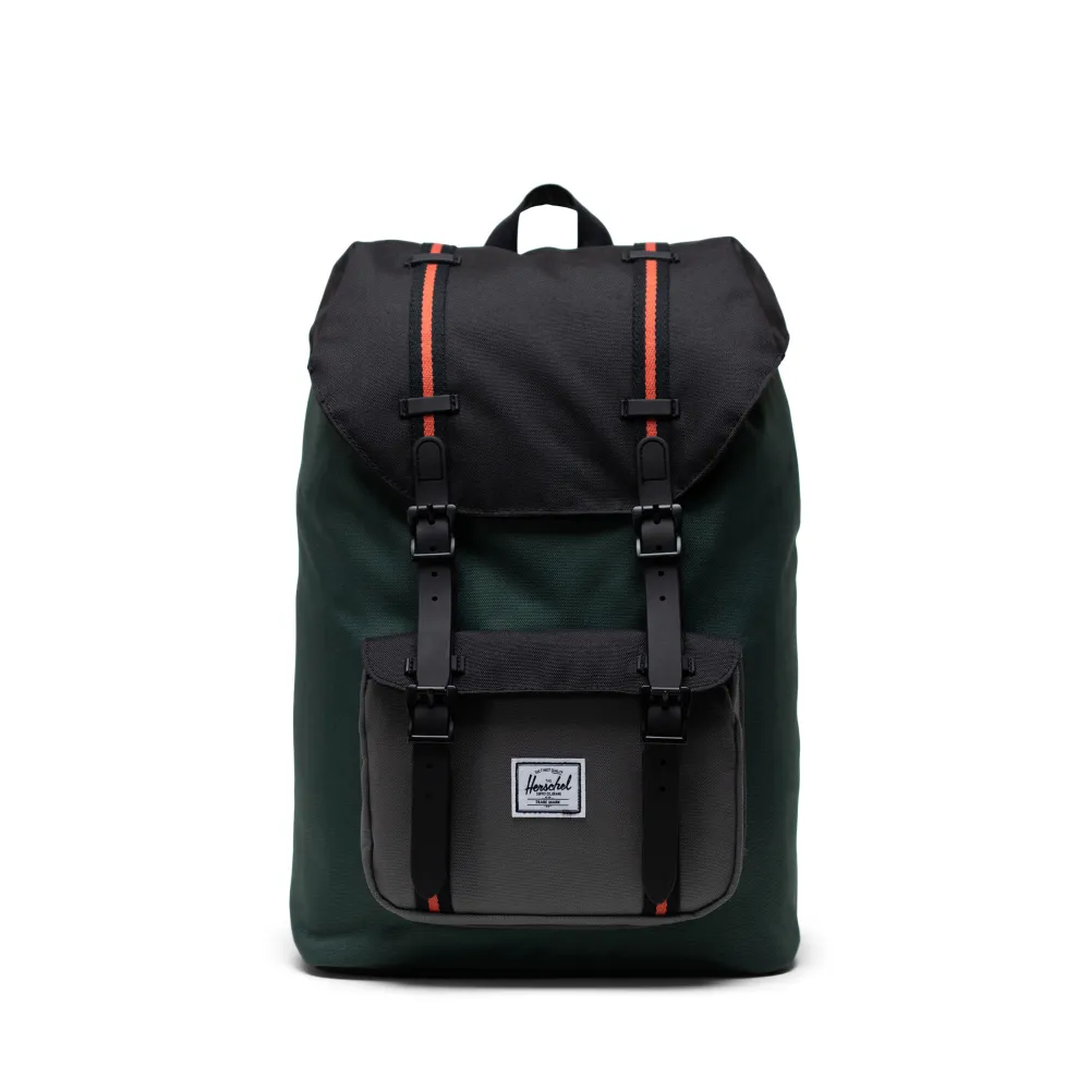 【Herschel】Little America Mid 後背包 13吋筆電 大容量 拉鍊收納 17L - 橄欖綠 歷史價格詳細信息